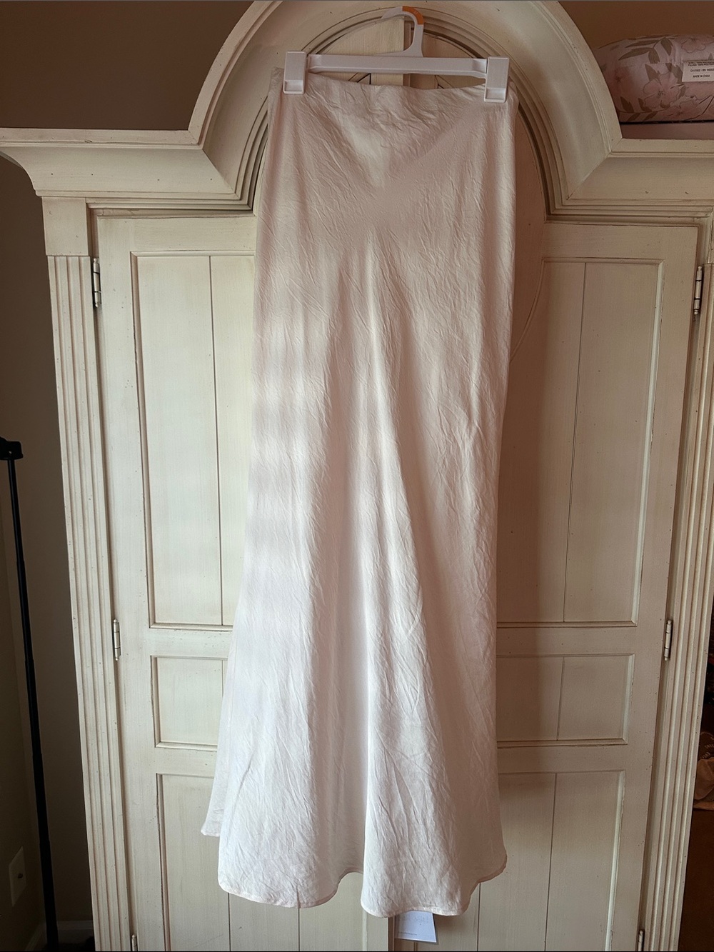 Jules & Leopold Cream Maxi Skirt - Silky Flare
